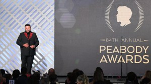 Mohammed Amer speaks onstage during the 2024 Peabody Awards.