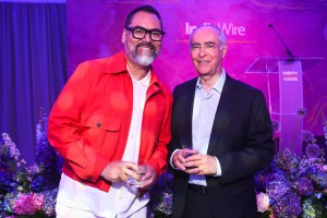 Bryan Lee O'Malley and Father at the IndieWire Honors at Citizen News on June 6, 2024 in Los Angeles, California.