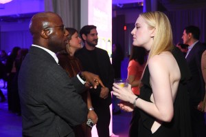 Barry Jenkins and Dakota Fanning at the IndieWire Honors at Citizen News on June 6, 2024 in Los Angeles, California.