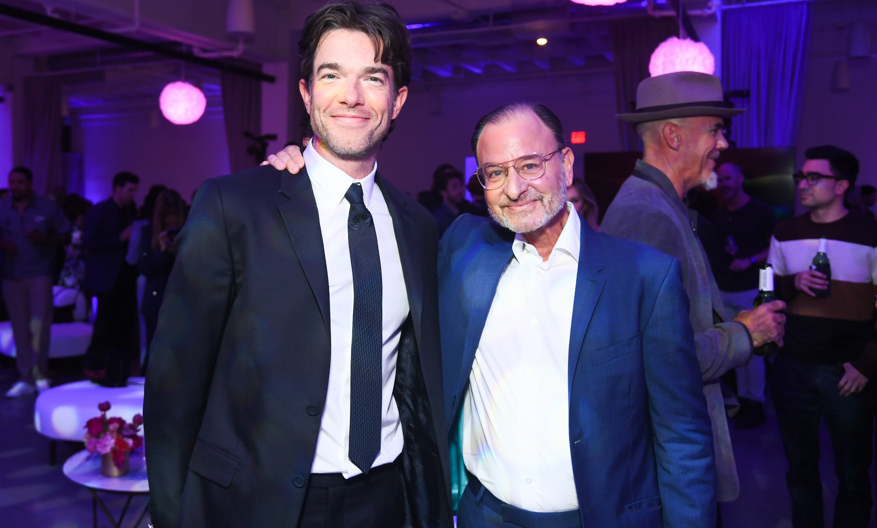 John Mulaney and Fisher Stevens at the IndieWire Honors at Citizen News on June 6, 2024 in Los Angeles, California.