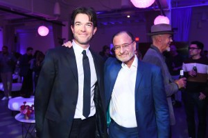 John Mulaney and Fisher Stevens at the IndieWire Honors at Citizen News on June 6, 2024 in Los Angeles, California.