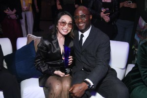 Lulu Wang and Barry Jenkins at the IndieWire Honors at Citizen News on June 6, 2024 in Los Angeles, California.