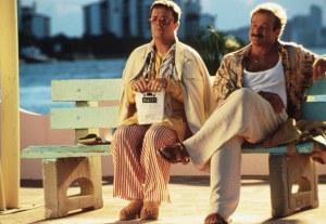 Editorial use only. No book cover usage.Mandatory Credit: Photo by Lorey Sebastian/United Artists/Kobal/Shutterstock (5880005e)Nathan Lane, Robin WilliamsThe Birdcage - 1996Director: Mike NicholsUnited ArtistsUSAScene StillComedy