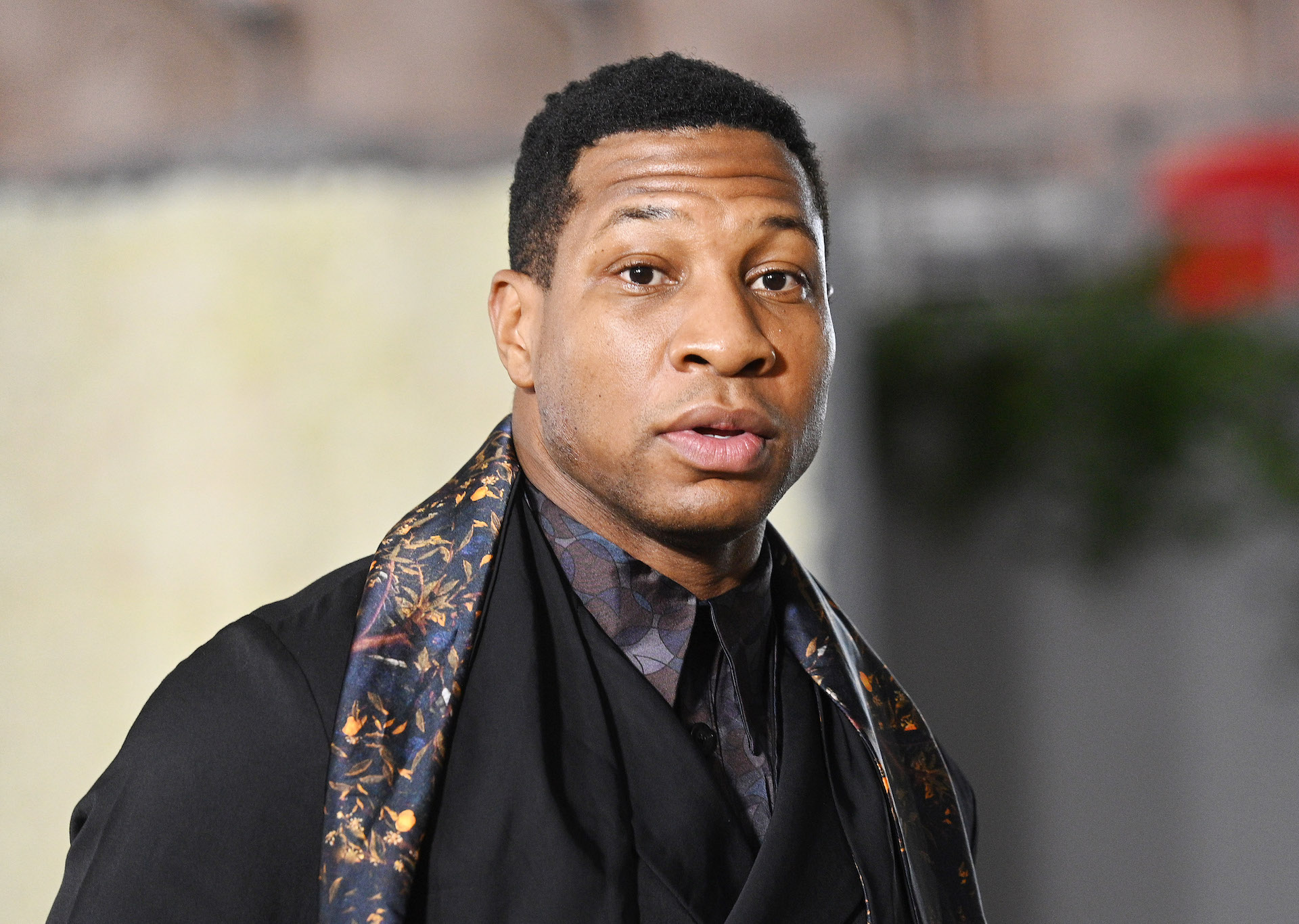 Jonathan Majors at the Second Annual Academy Museum Gala held at the Academy Museum of Motion Pictures on October 15, 2022 in Los Angeles, California. (Photo by Gilbert Flores/Variety via Getty Images)