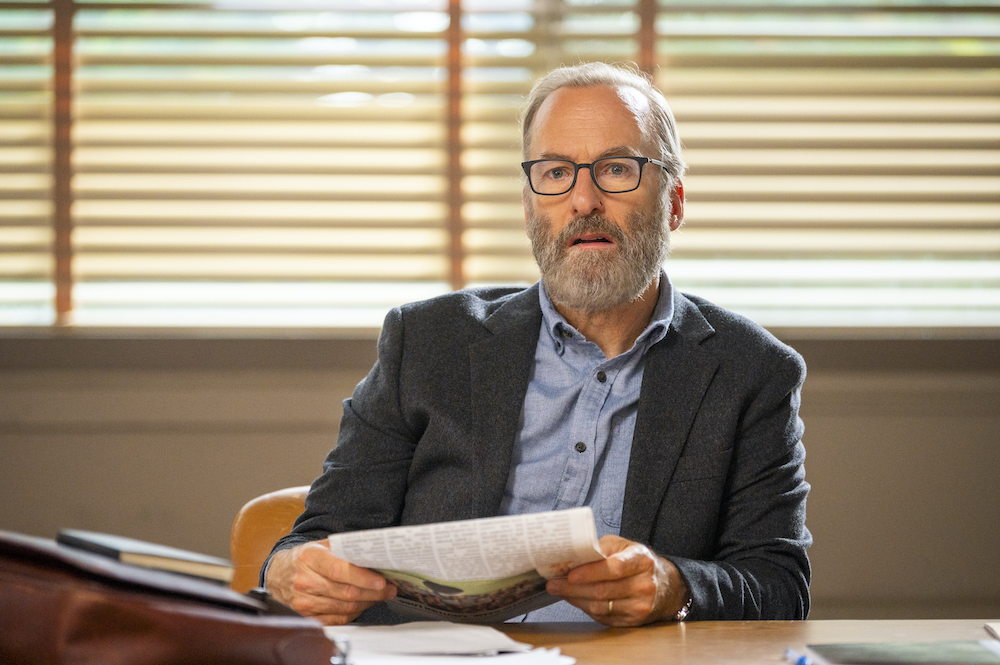 Bob Odenkirk as Hank in Lucky Hank (Season 1, Episode 1). Photo Credit: Sergei Bachlakov/AMC