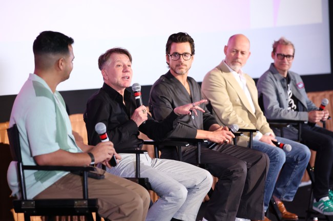 Marcus Jones, Ron Nyswaner, Matt Bomer, Daniel Minahan and Paul Leonard-Morgan at the IndieWire & Paramount + Consider This FYC Event at Studio 10 on June 8, 2024 in Los Angeles, California.