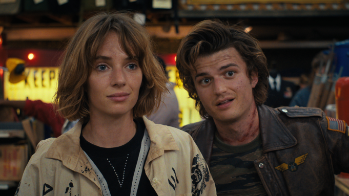 Maya Hawke and Joe Keery in "Stranger Things"